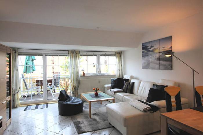 Ferienwohnung für 3 Personen, mit Balkon und Ausblick in Dorum