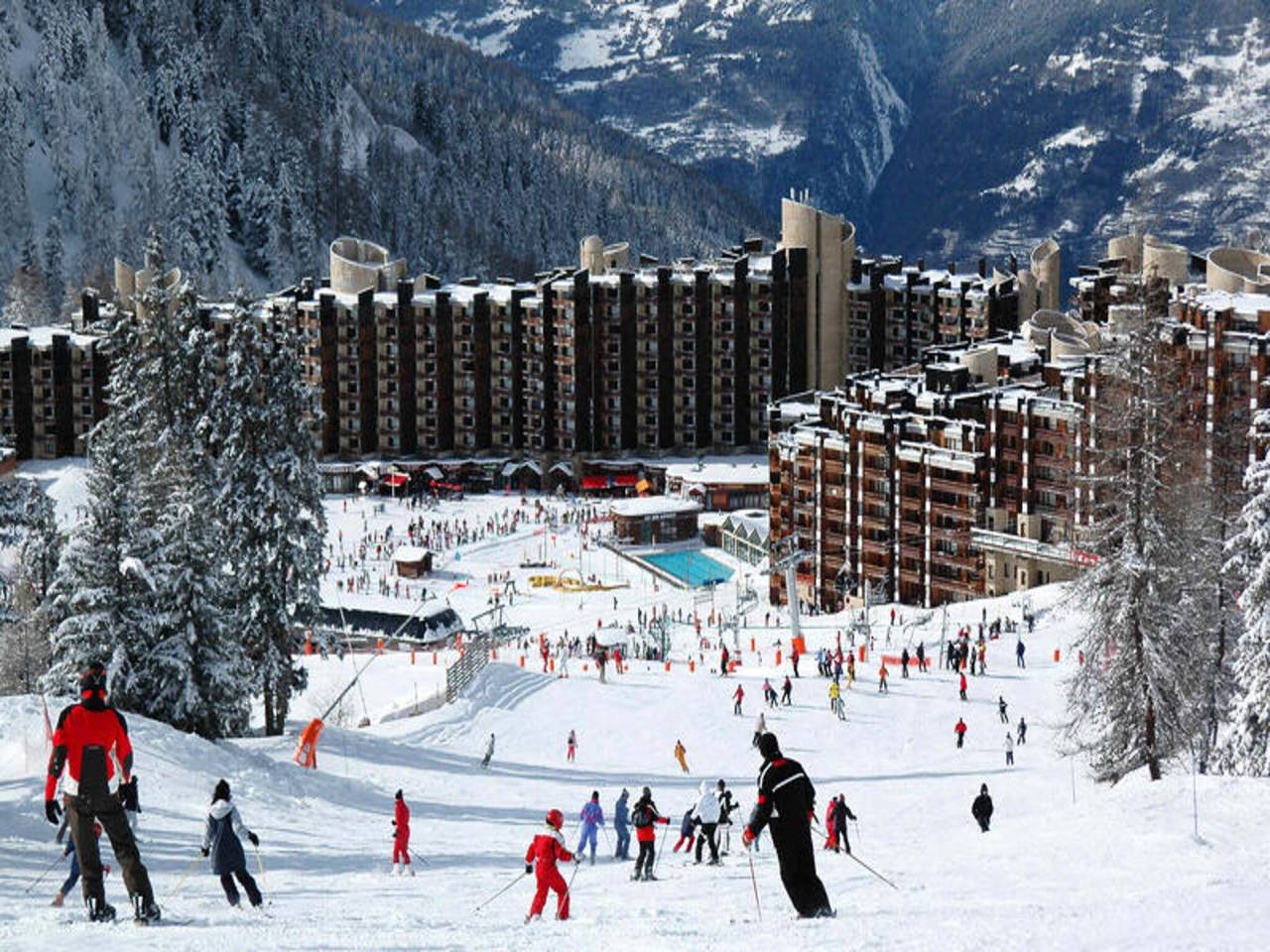 Ganze Wohnung, Apartment in Plagne Bellecote mit direktem Zugang zu den Skipisten in La Plagne, La Plagne-Tarentaise