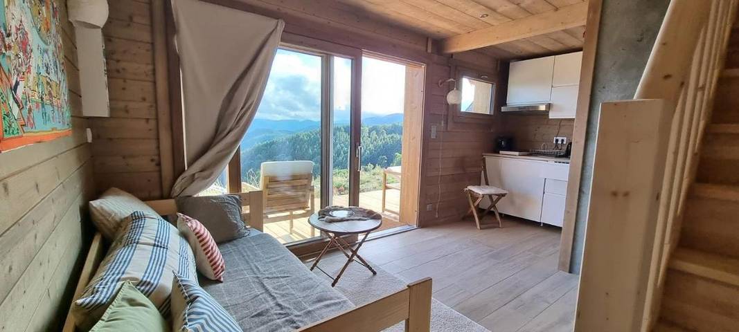 Gîte pour 3 personnes, avec piscine et sauna ainsi que terrasse et vue à Hohrod - 3