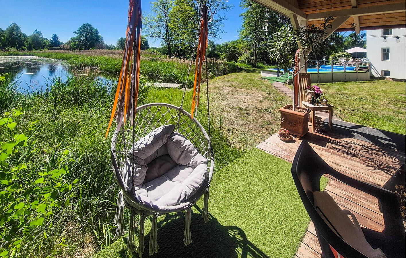 Ferienhaus für 12 Personen mit Pool in Lebus (Polen)
