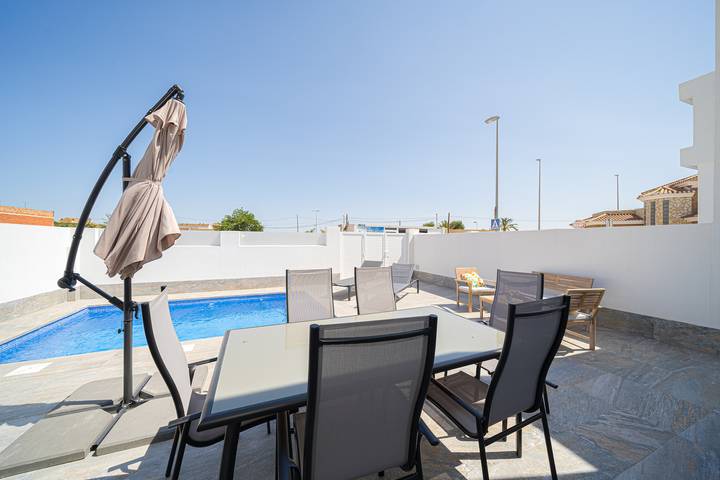 Villa für 6 Personen, mit Balkon und Garten in Murcia - 4