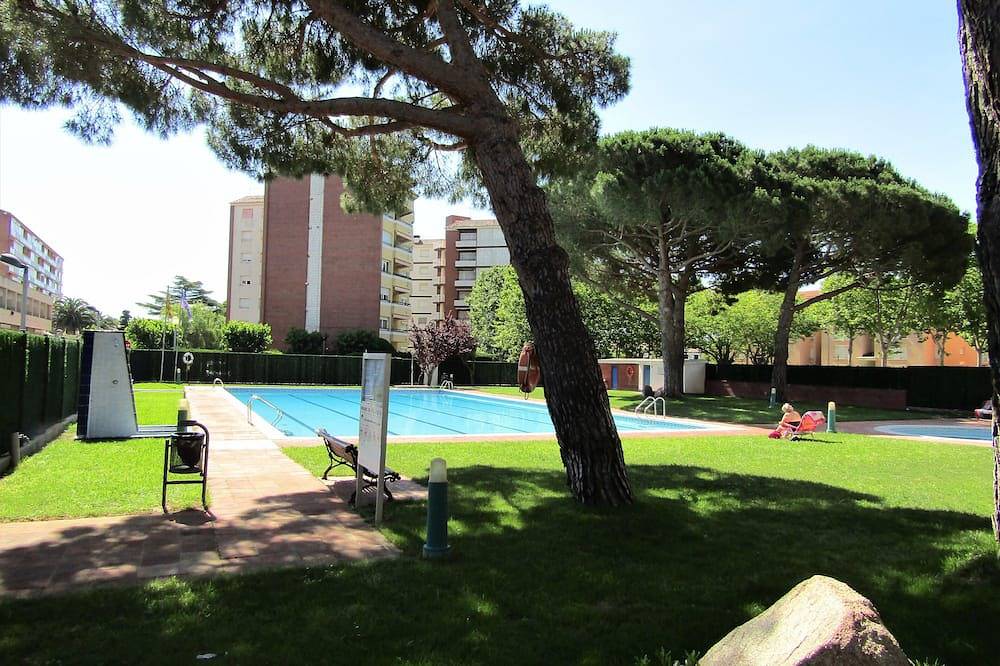 Sonniges Haus in idealer Lage und großer privater Gemeinschaftspool in Platja d'Aro, Costa Brava