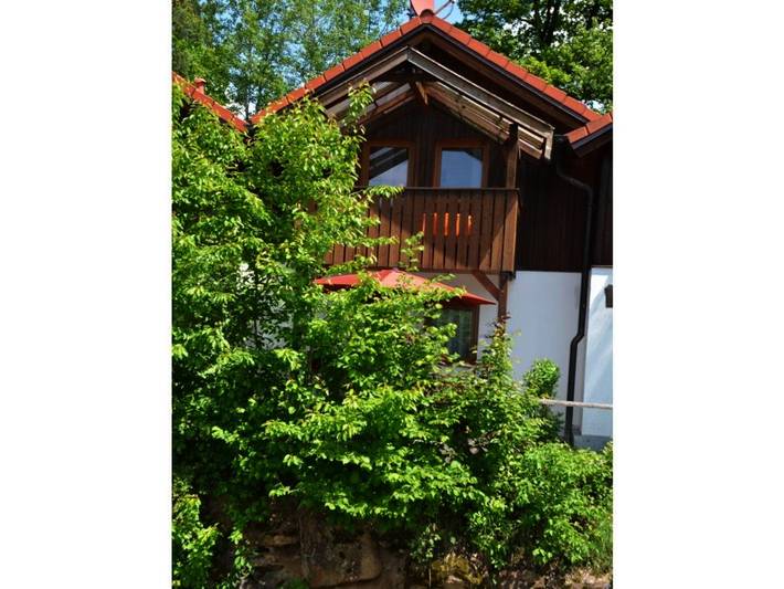 Ferienwohnung für 4 Personen, mit Terrasse und Garten sowie Ausblick