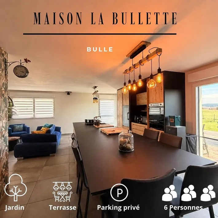 Chalet para 6 personas, con vistas y jardín - 1
