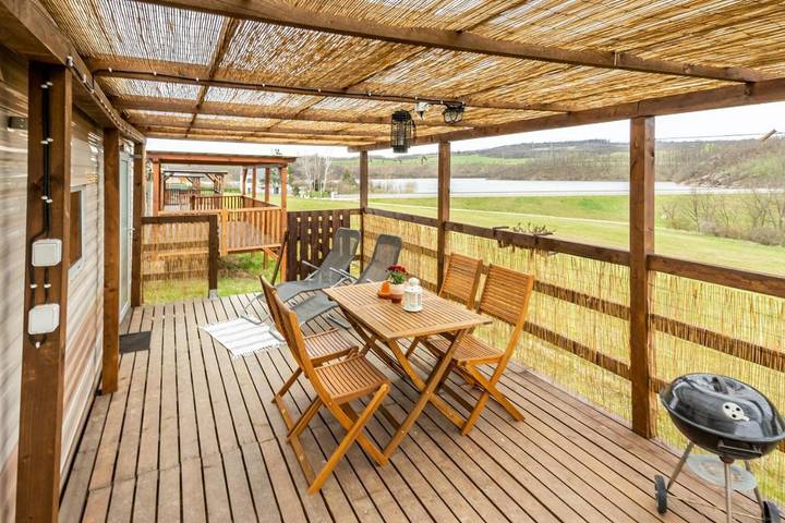 Dom dla 6 osób, z Balkon i Taras oraz Widok i Widok na jezioro w Morawy Południowe