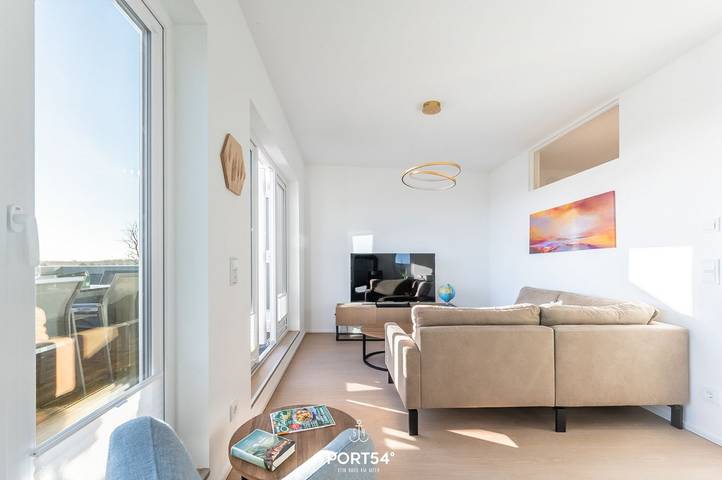 Entire apartment, Küstenliebe - infrared sauna, fireplace, shower room, bathtub, roof terrace in Olpenitz, Kappeln