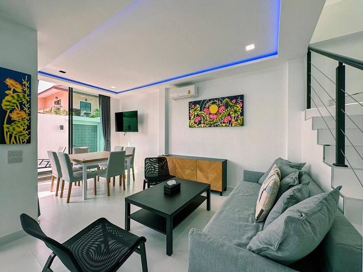 Villa pour 6 personnes, avec terrasse et piscine ainsi que jacuzzi et jardin à Pattaya - 3