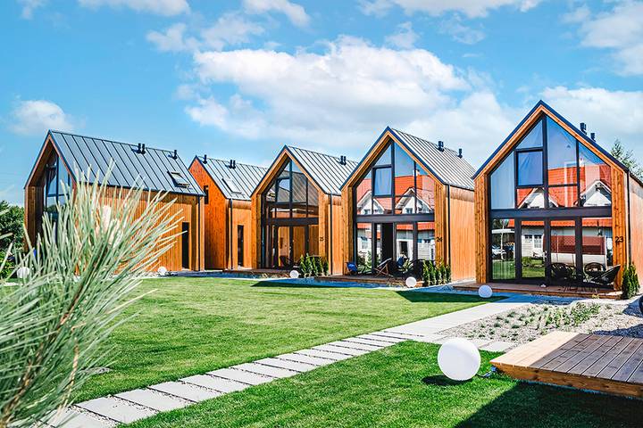 Strandhaus für 6 Personen, mit Terrasse und Sauna sowie Garten, mit Haustier in Polen
