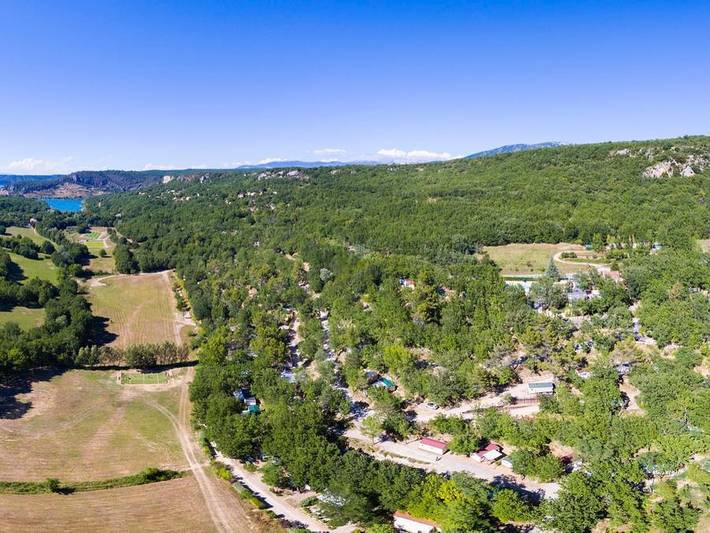 Camping Le Clos de Barbey  - Mobilheim 4 personen - Classic+ 2 Zimmer 25 m² in Bauduen, Brignoles Region