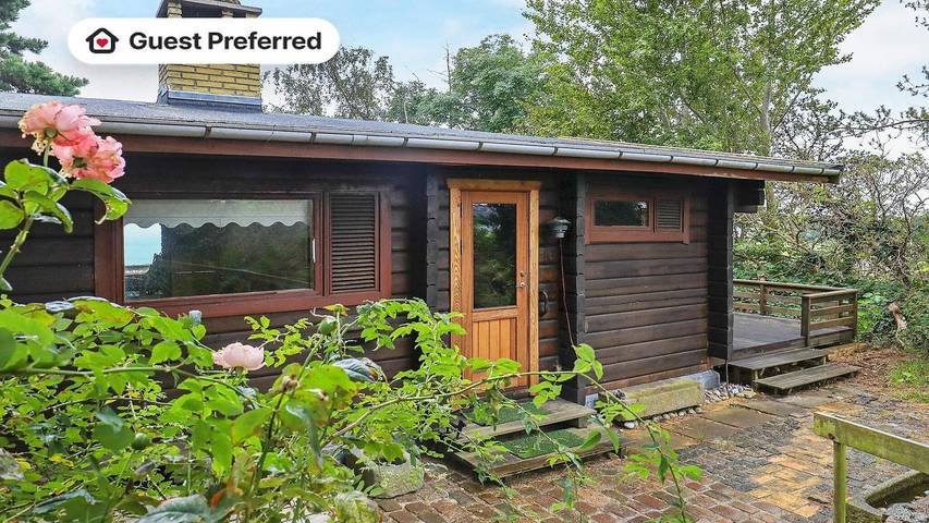 Ferieudlejning for 6 personer, med udsigt og sauna samt terrasse i Rudkøbing