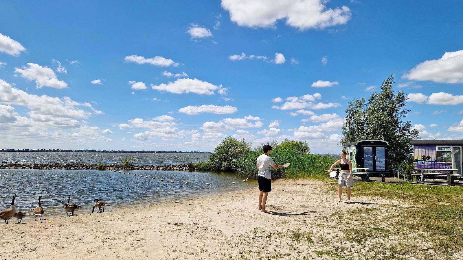 Marina Parcs — Tiny Wagons Jachthafen Muiderzand Almere (Nr 1-6) in Holländische Küste