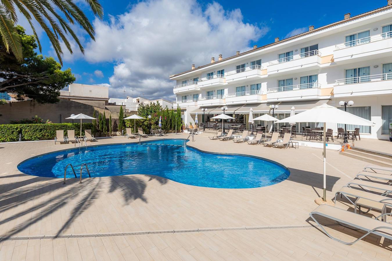 Ferienwohnung Hotel Maracaibo Standard mit Pool, Wlan & Terrasse in Can Picafort, Santa Margalida