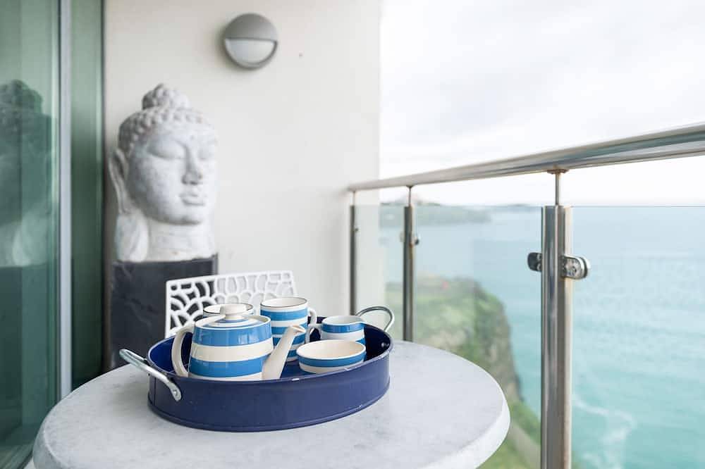 Apartamento entero, Impresionante apartamento en lo alto de un acantilado con impresionantes vistas al mar \"Wow\" con vistas a la playa in Newquay, Cornualles