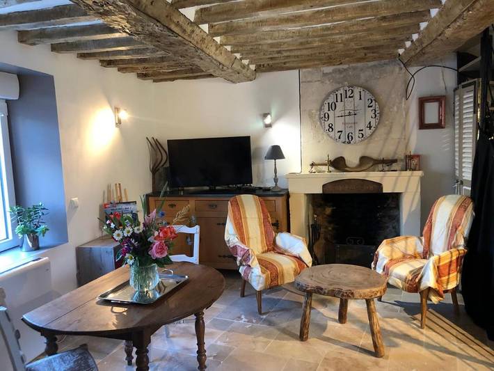 Cottage pour 2 personnes, animaux acceptés à Longueville
