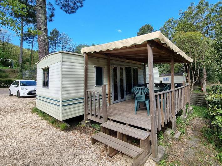 Mobil home pour 4 personnes, avec bassin pour enfant à Saint-Jean-de-Valériscle - 2