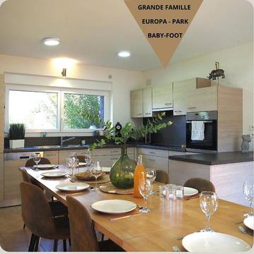 Gîte pour 14 personnes, avec terrasse à Mackenheim