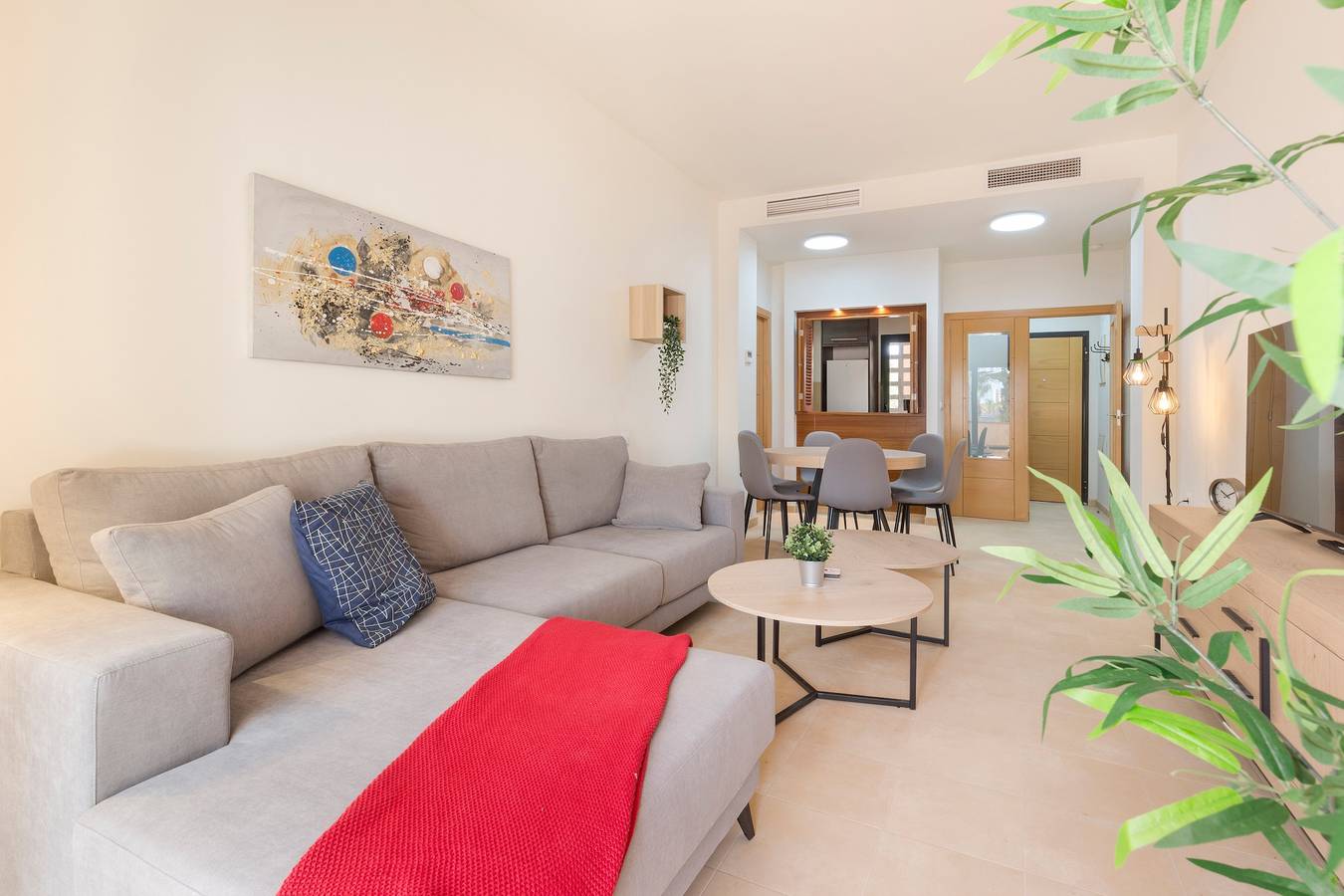 Hel leilighet, Ferieleilighet for 6 personer med barnebasseng in Hacienda del alamo, Fuente Alamo de Murcia
