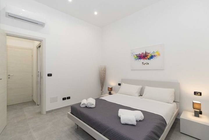 Apartamento entero, Apartamento de vacaciones para 4 personas con balcón in Turín, Provincia de Torino