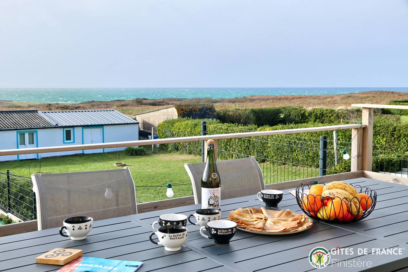 Les hortensias in Lampaul-Plouarzel, Brest region