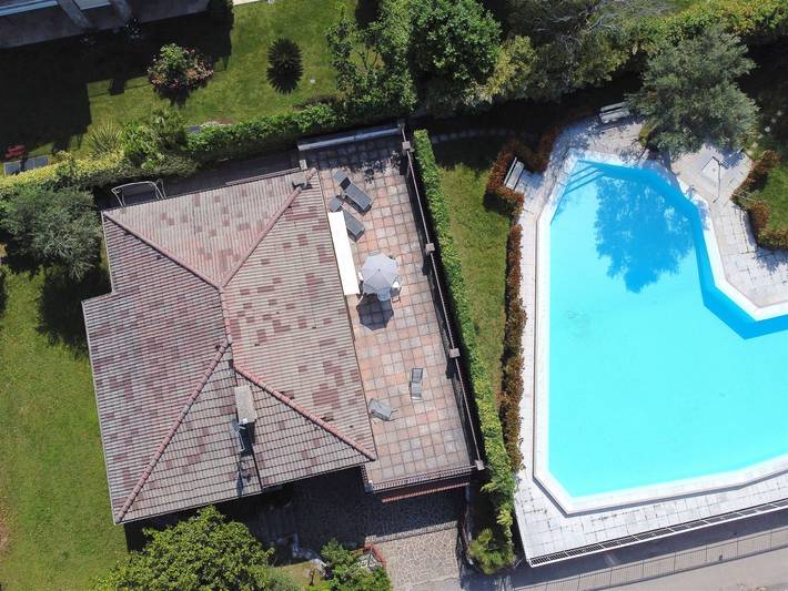 Ferienhaus für 6 Personen, mit Balkon und Terrasse sowie Garten und Pool in Bardolino
