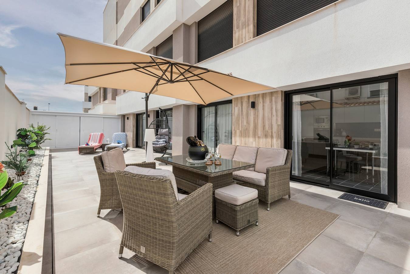 Ganze Wohnung, Ferienwohnung "Senika" mit Bergblick, Gemeinschaftspool & Wlan in Santiago de la Ribera, San Javier