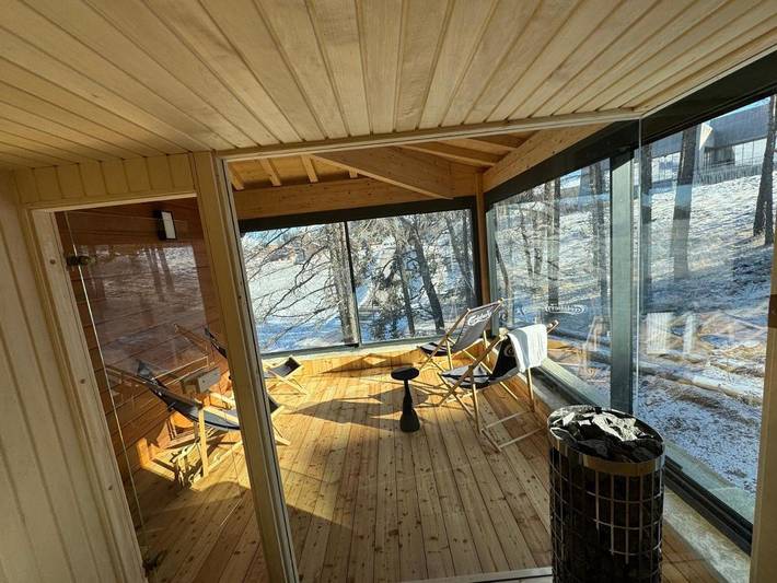 Chalet pour 16 personnes, avec jardin ainsi que vue et sauna dans La Joue du Loup - 3