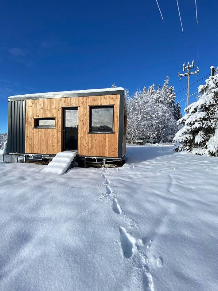 Glamping voor 3 personen, kindvriendelijk in Jura