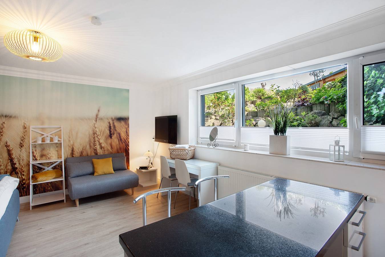 Studio entier, Studio "Un lit dans un champ de blé en souterrain" avec jardin de devant & Wi-Fi in Welver, Arrondissement de Soest