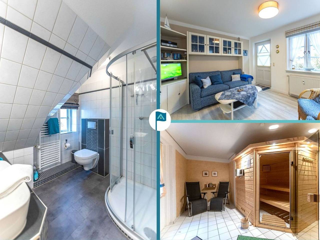 Ganze Ferienwohnung, Dat Südstrandhuus- Ferienwohnung Silke - Kinderfreundlich und allergikergerecht, nur 150 Meter bis zum Strand in Wyk auf Föhr (Stadt), Wyk auf Föhr