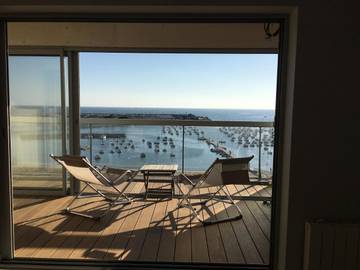 Gîte pour 4 personnes, avec balcon et vue dans Port D Echouage Pornichet