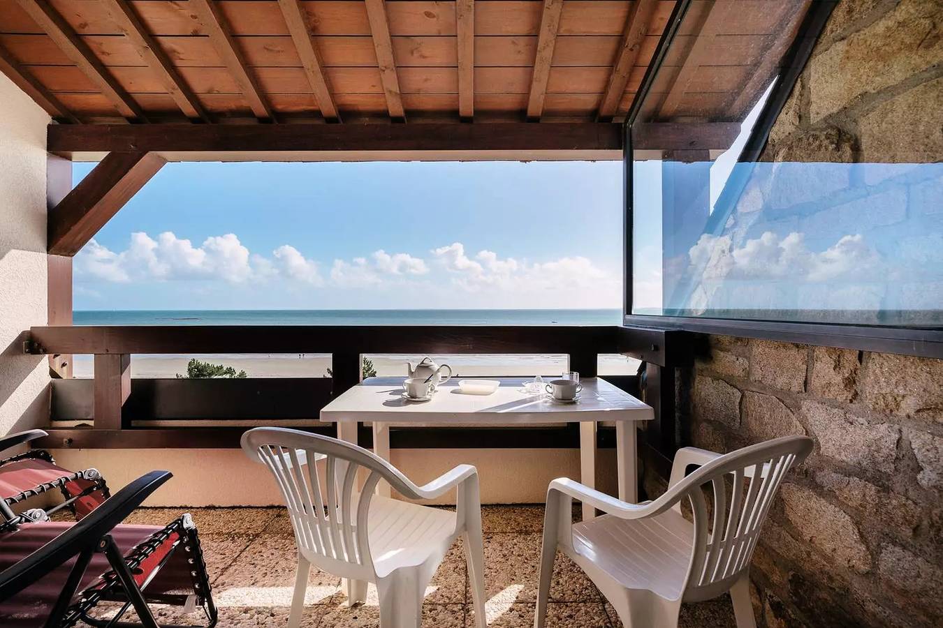 Studio entier, Carnac - studio - 23m² - Vue mer in Carnac Plage, Carnac