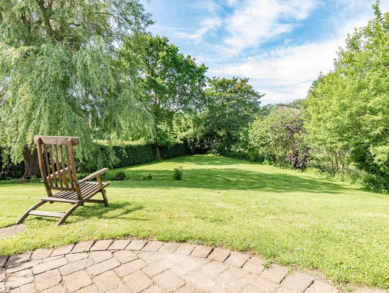 Ferienhaus Kuhweid mit Wellness-Bereich, privater Terrasse, Garten und Wlan auf Elbinsel Krautsand in Drochtersen, Cuxland