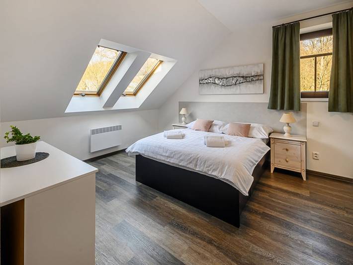 Villa nahe Prkenny Dul mit Sauna in Bernartice, Region Trautenau