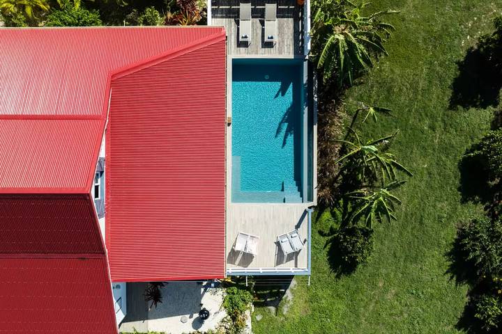 Location de vacances pour 9 personnes, avec vue ainsi que jardin et piscine à Grand-Bourg - 4