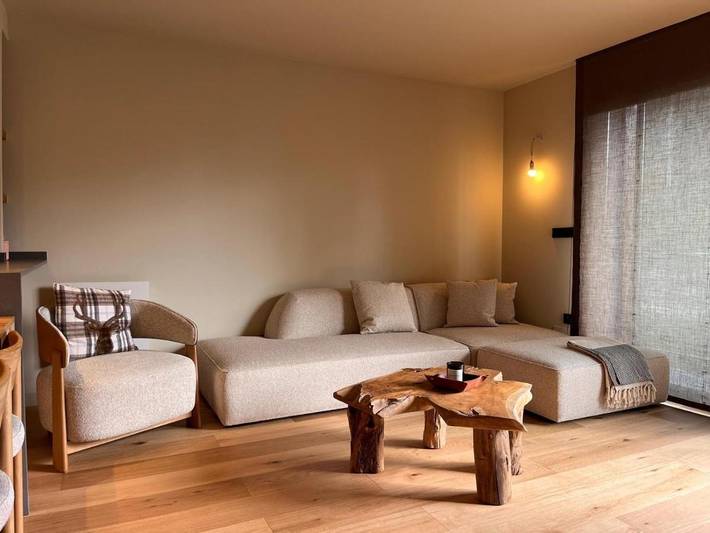 Appartement de vacances pour 6 personnes, avec Balcon et Jardin ainsi que Piscine et Sauna