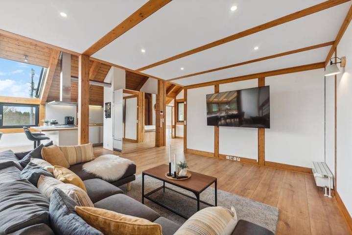 Ferienwohnung für 6 Personen, mit Balkon und Terrasse sowie Sauna und Ausblick in Sankt Wendel - 4
