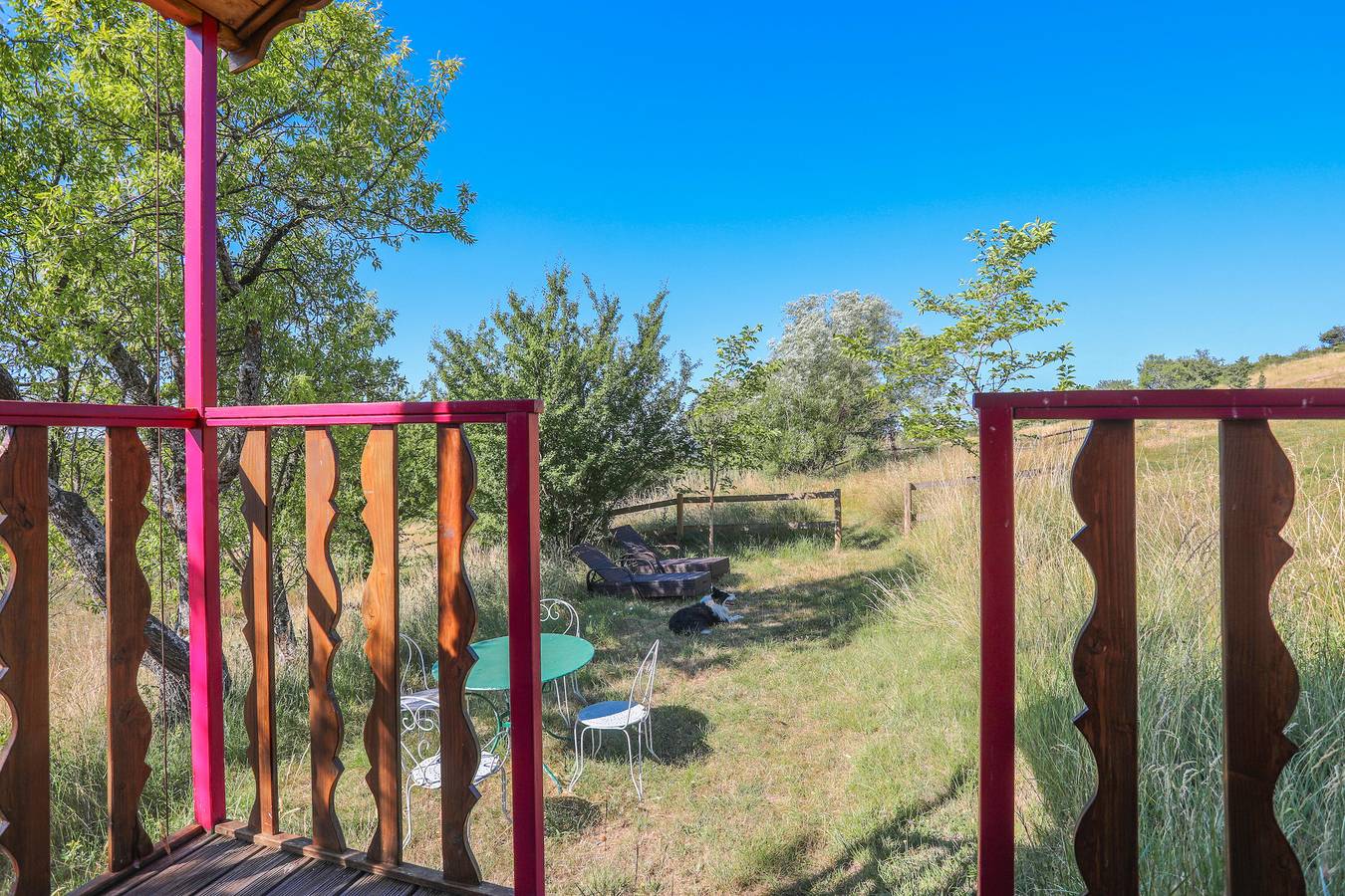 Hel lägenhet, Roulotte Ferme St Pierre with Private Garden in Bargème, Regionalt naturreservat i Verdon