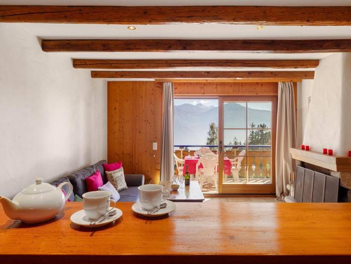 Chalet pour 4 personnes, avec balcon à Crans-Montana - 3