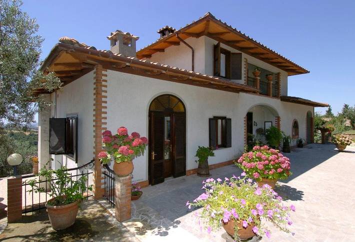Appartamento per 4 persone, con Balcone e Terrazza nonché Giardino e Panorama a Manciano