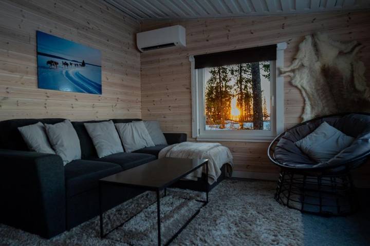 Ferienhaus für 3 Personen, mit Ausblick und Seeblick sowie Sauna und Terrasse in Lappland (Schweden) - 2