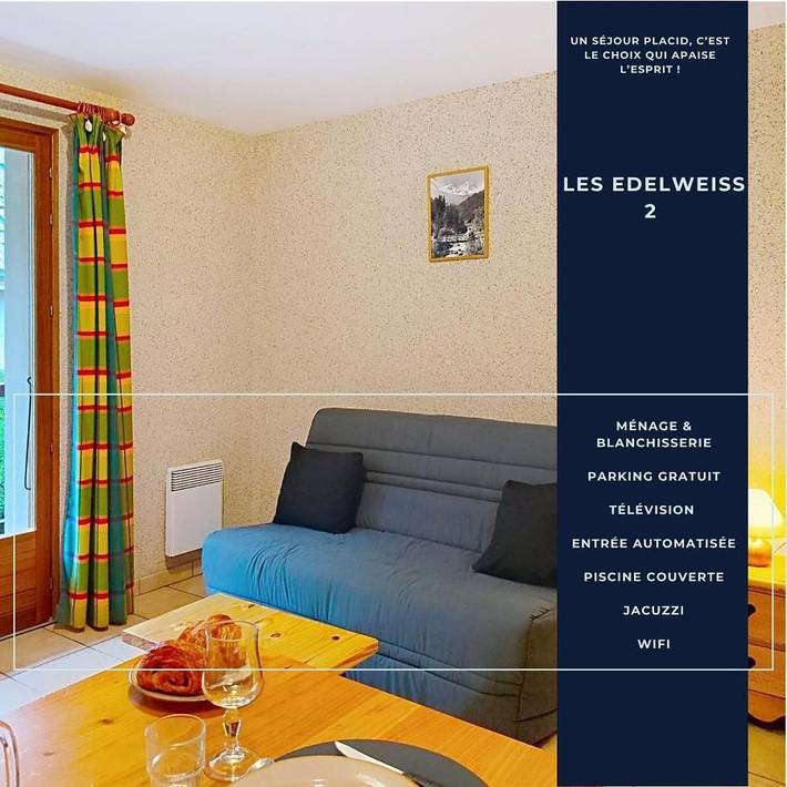 Apartamento de vacaciones para 3 personas, con jardín y piscina - 1