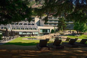 Hôtel pour 2 personnes, avec jardin et piscine ainsi que jacuzzi et sauna à Andorre-la-Vieille