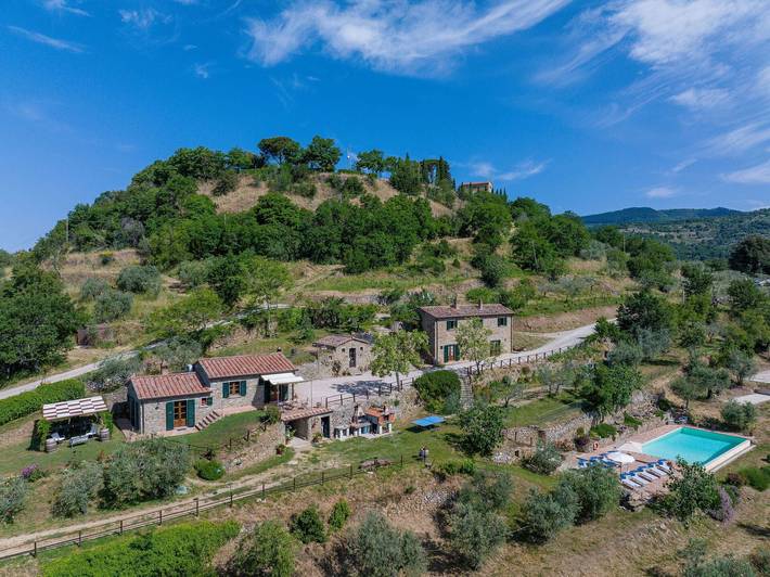Villa per 10 persone, con piscina a Cortona