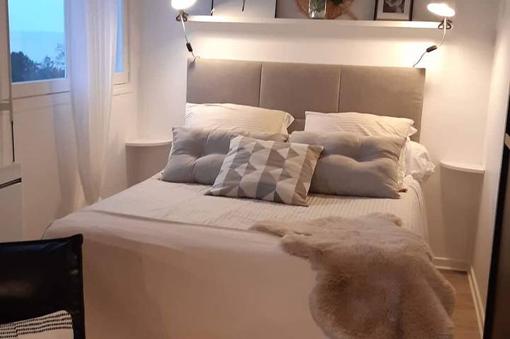 Apartamento entero, Studio with a panoramic view of the ocean in Villers-sur-Mer, Region de Lisieux