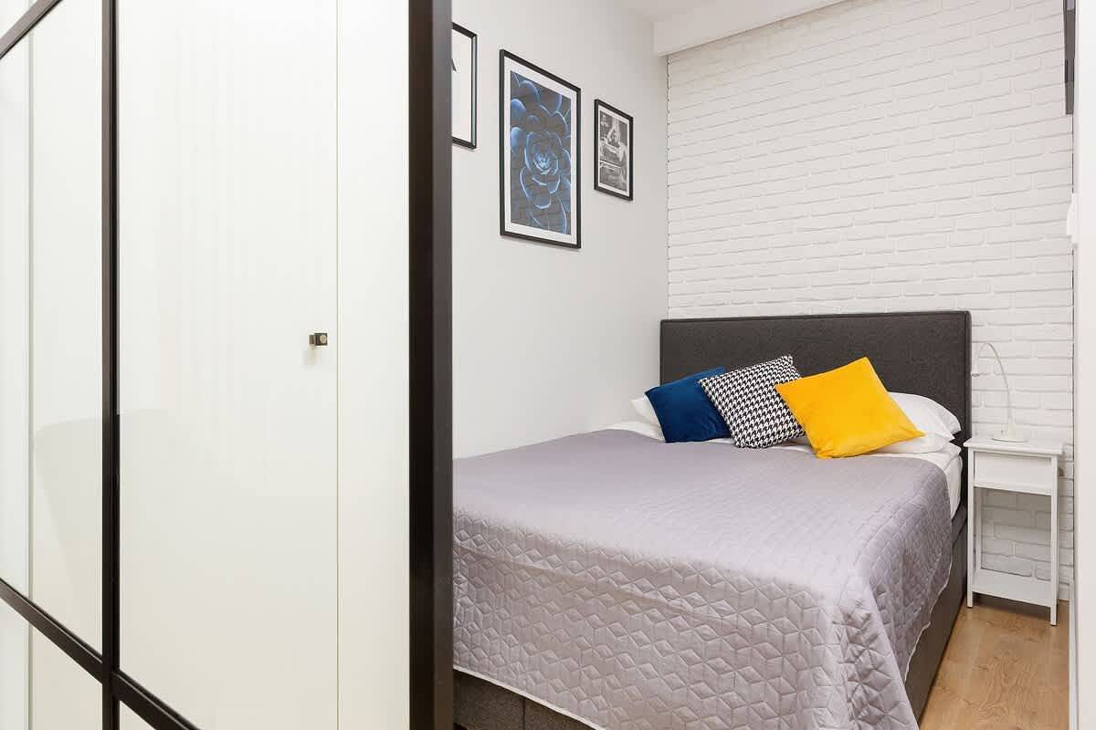 Entire studio, Postępu 12B Warsaw | Comfortable Studio in Mokotów | Parking & Balcony in Mokotów, Warsaw