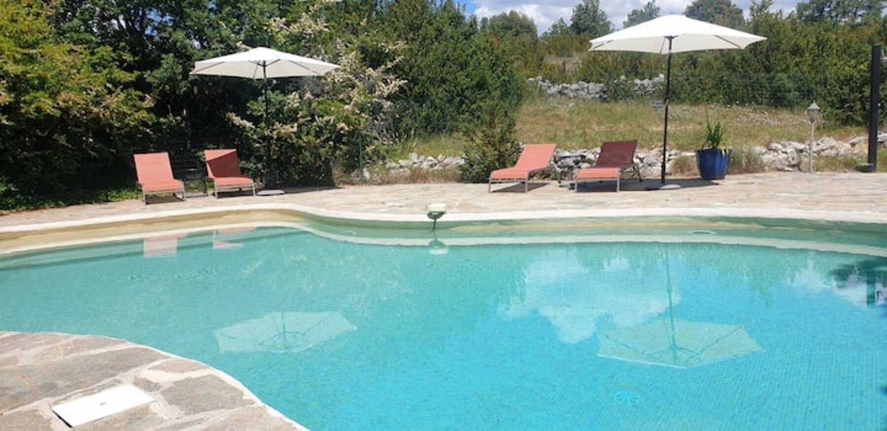 Maison 'La Buisse - Les 2 Gites' mit Bergblick, gemeinsamer Terrasse und Wlan in Simiane-la-Rotonde, Forcalquier und Umgebung