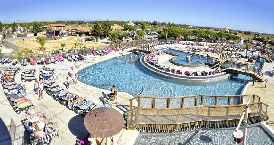 Camping für 4 Personen, mit Kinderpool in Sérignan