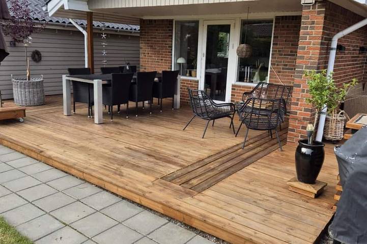 Ferienhaus für 8 Personen, mit Terrasse und Garten in Skovmose
