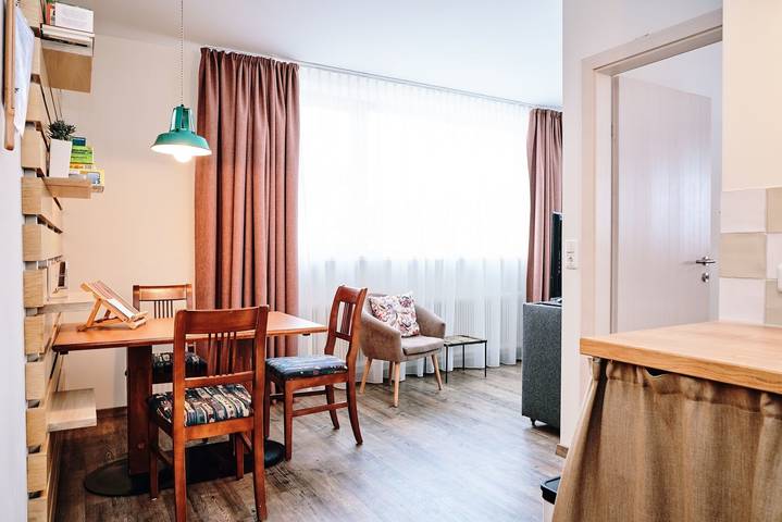 Ferienwohnung für 4 Personen, mit Terrasse und Garten sowie Sauna, mit Haustier in Wängle