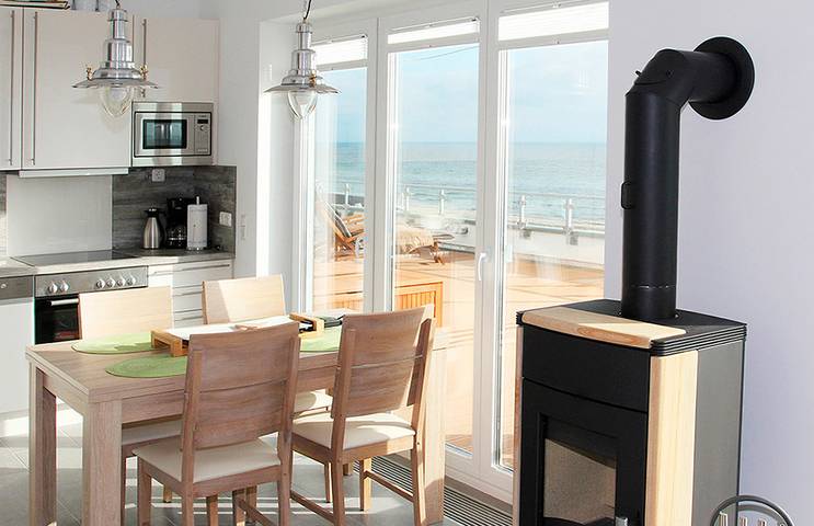 Ferienwohnung für 4 Personen, mit Balkon und Terrasse sowie Ausblick in Grube - 4